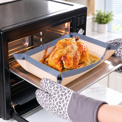 Spill-Guard Silicone Baking Tray Mat