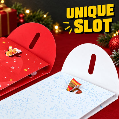 🎁3D Christmas Money Gift Card （Two types, Five-pack）