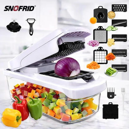 🥗 14-in-1 Vegetable Chopper