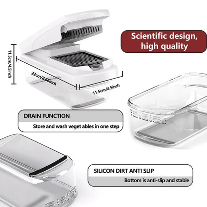 🥗 14-in-1 Vegetable Chopper