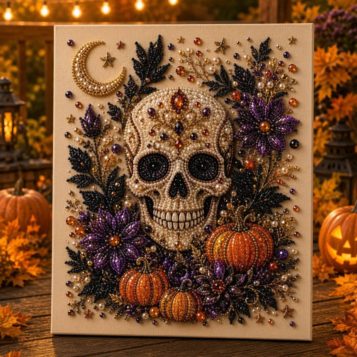 🎃🎄Christmas + Halloween Pearl Art DIY Kits