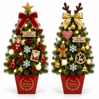 Mini Tabletop Christmas Tree Kit